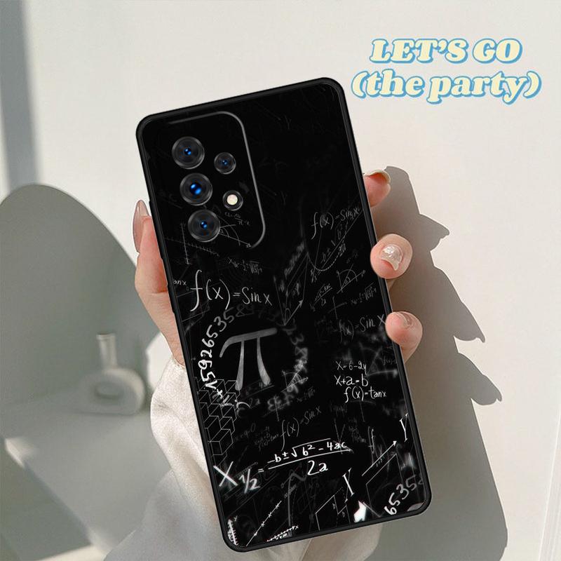 Чехол для телефона Математическая формула Пи Для Samsung Galaxy A42 A31 A40 A51 A71 A32 A80 A91 A52 A72 A73 A20e A21S A50 A70 A11 A12 Чехол