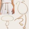 Chain Waist Metal Women With Pearl Buckle For Elegant Summer Winter Outfits