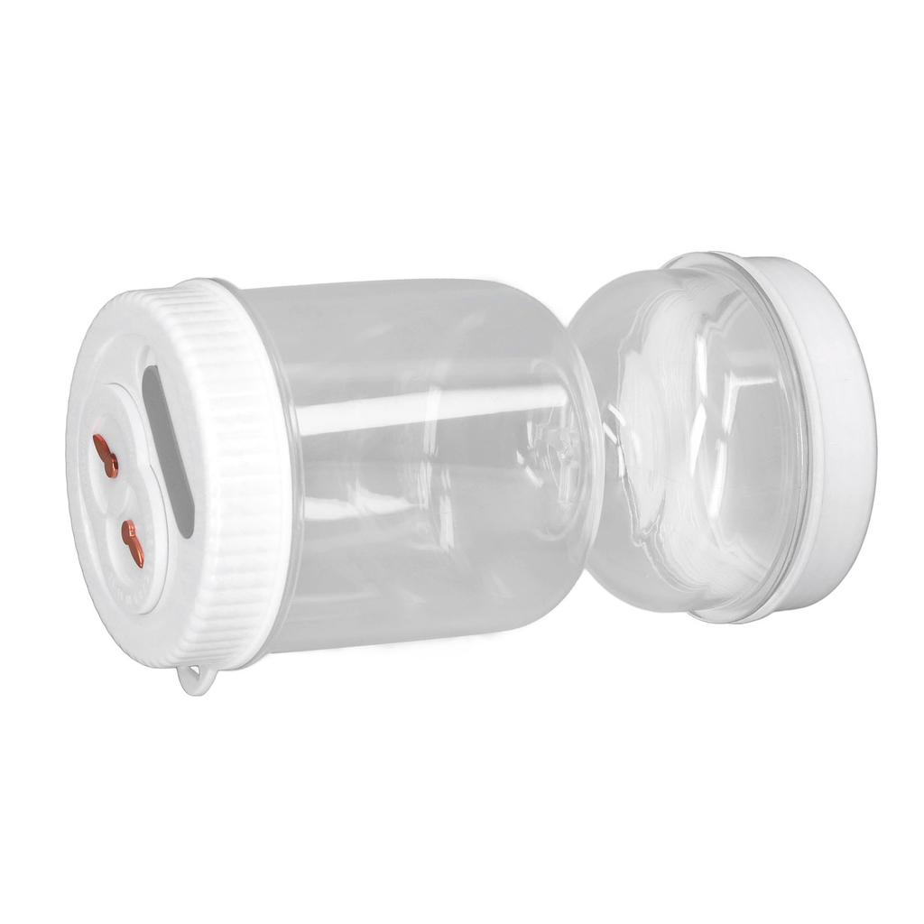 Pickle Jar Wet Dry Separation Transparent Plastic Pickle Separator Container with Filter Exhaust Vent and 2 Forks