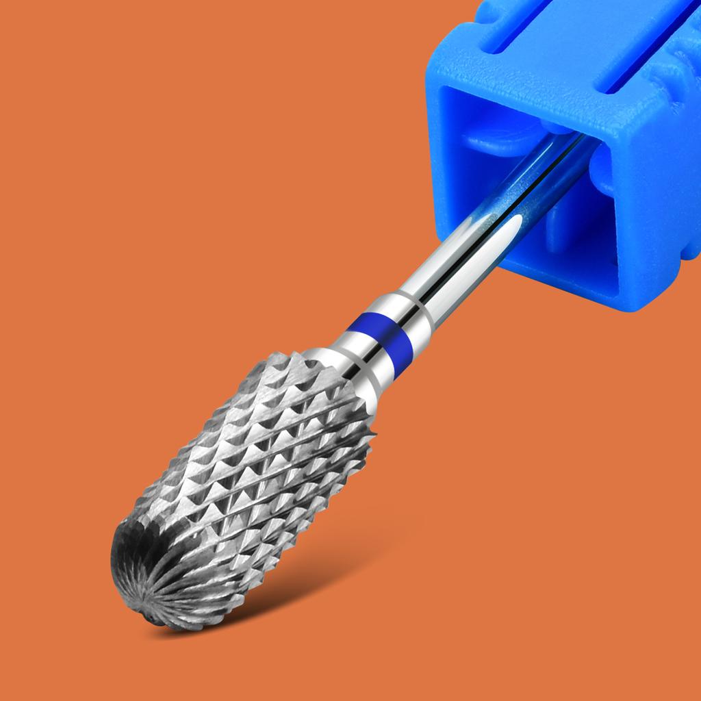 Твердосплавные вольфрамовые насадки для ногтей, фрезы, электрические сверла для ногтей, инструменты для очистки кутикулы для педикюра, маникюрные буферы, дрель