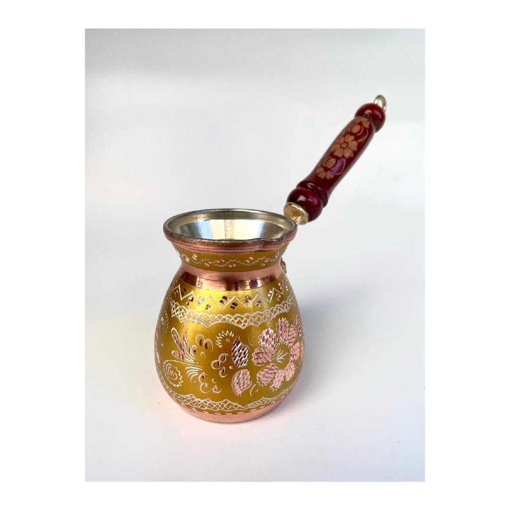 Медный кофейник ручной работы