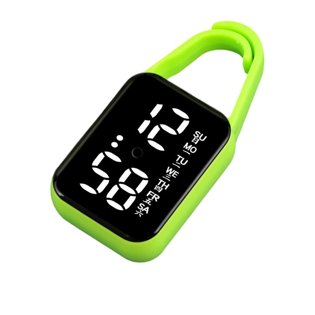 Ночник Брелок Сенсорные Цифровые Часы для Детей Школьников Брелок Карманные Часы Светодиодные Электронные Подвесные Часы