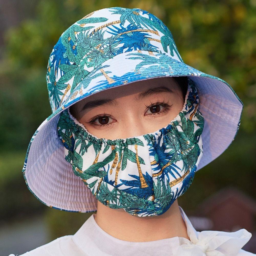 Кепка для лица женская солнцезащитная шляпа маска для лица панама портативная солнцезащитная маска для женщин/девочек