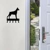 1pc Wall Mounted Hook Up Doberman Dog - Key Hooks Wall Hanging Rack & Keychain Holder for Stylish Organization