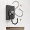 Miaoxinsi Strong Adhesive No-Drill Wall Hook, Damage-Free Dormitory Wall Hanging Hook, Heavy-Duty Sticky Hook