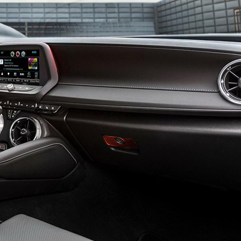 Для Chevrolet Camaro 17-19 1 шт. настоящее углеродное волокно перчаточный ящик ручка панель отделка салона автомобиля аксессуары салон автомобиля