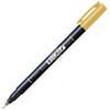 Tombow Sign Solid 1 Pen Water-Based Pen, Fudenosuke, Color, Gray, WS-BH49,