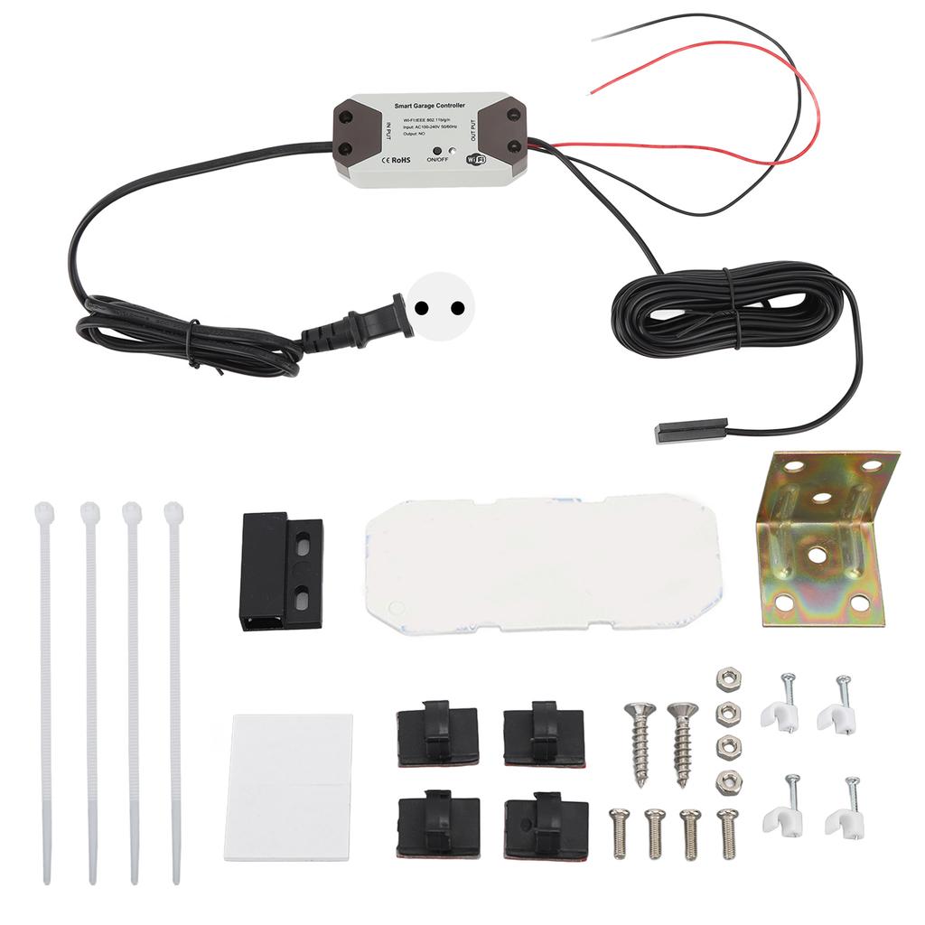 Smart Garage Controller 100?240V ABS Smartphone App Control Wifi Smart Garage Door Opener Remote