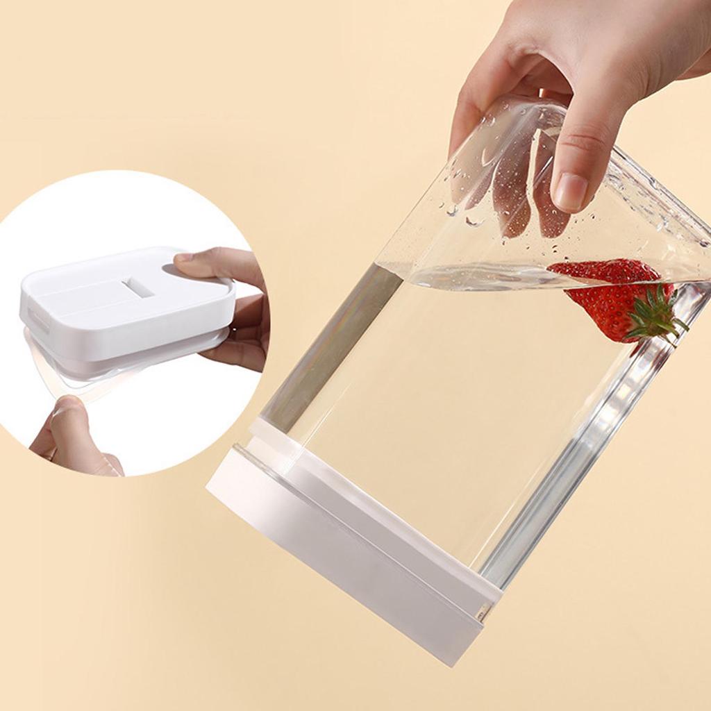 Cereal Storage Container Transparent Food Storage Sealed 800ml Cereal Storage Dispenser for Kitchen