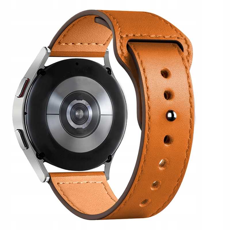 Sc Classy Leather Strap 22Mm Light Brown
