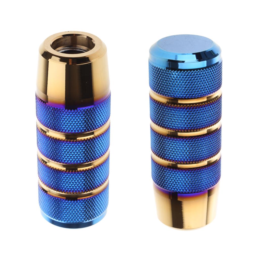 3.7'' Shift Knob, Aluminum Alloy Weighted Gear Lever Metal Stick Shifter Handle Fit Most Manual Vehicle