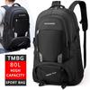 60L/80L Large Capacity Outdoor Backpacks Wear-resistant Oxford Two-way Zipper Travel Bag Unisex Leisure Sports Luggage Bag College Student Rucksacks