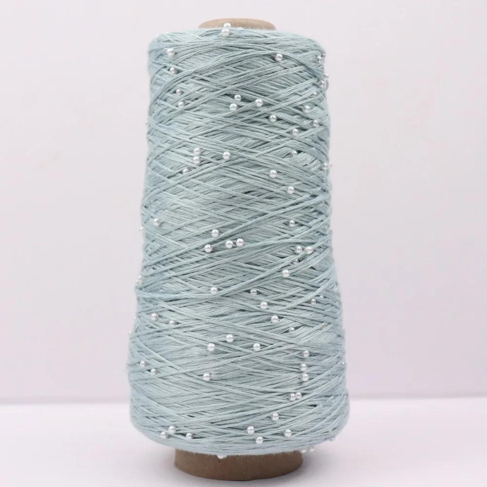6 нитей мерсеризованного хлопка + жемчужная нить ручного плетения из чистого хлопка тонкая шерстяная нить для вязания крючком бисер своими руками ручного плетения