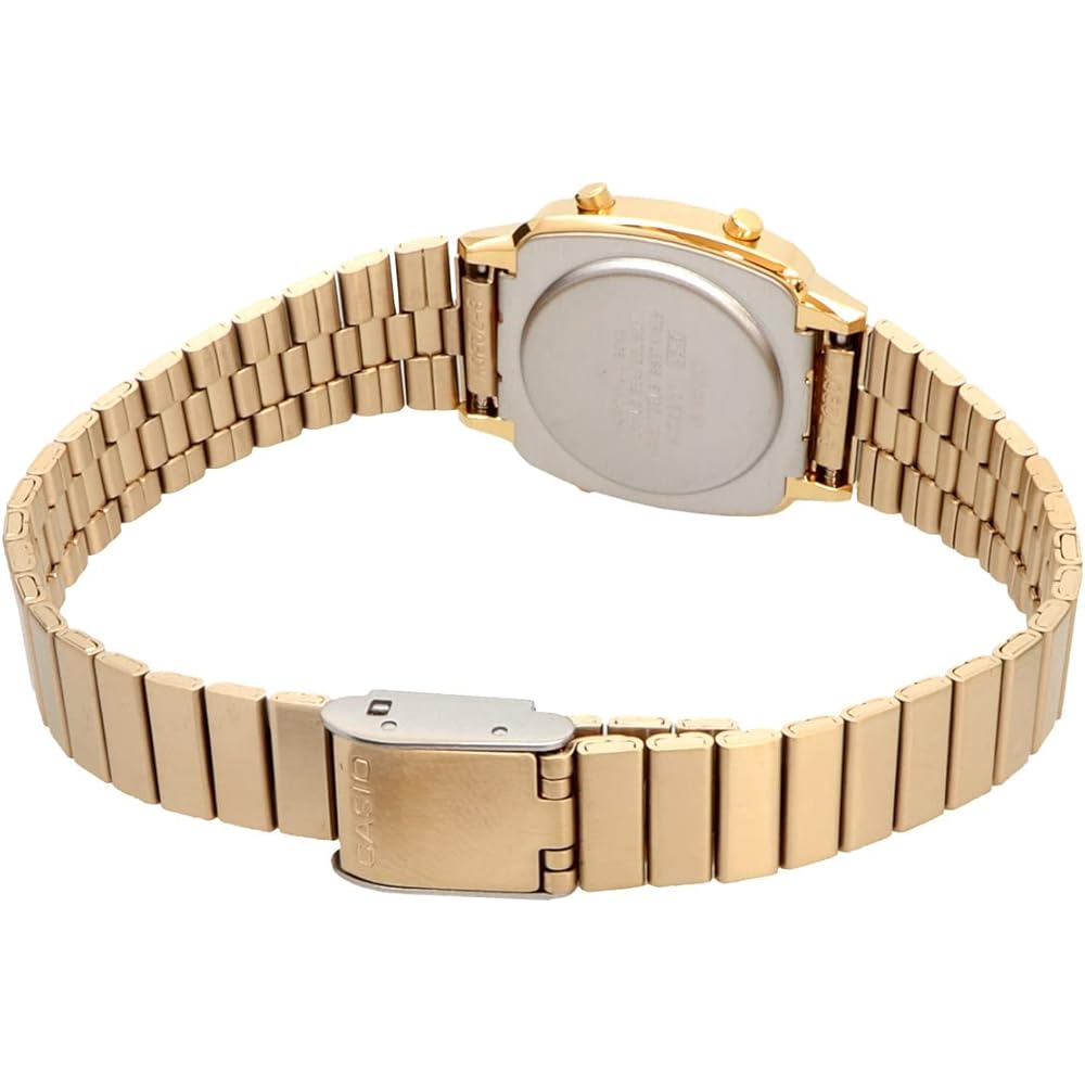 Casio LA670WGA-9 Женские цифровые часы Золотые Новый дизайн Зарубежная модель