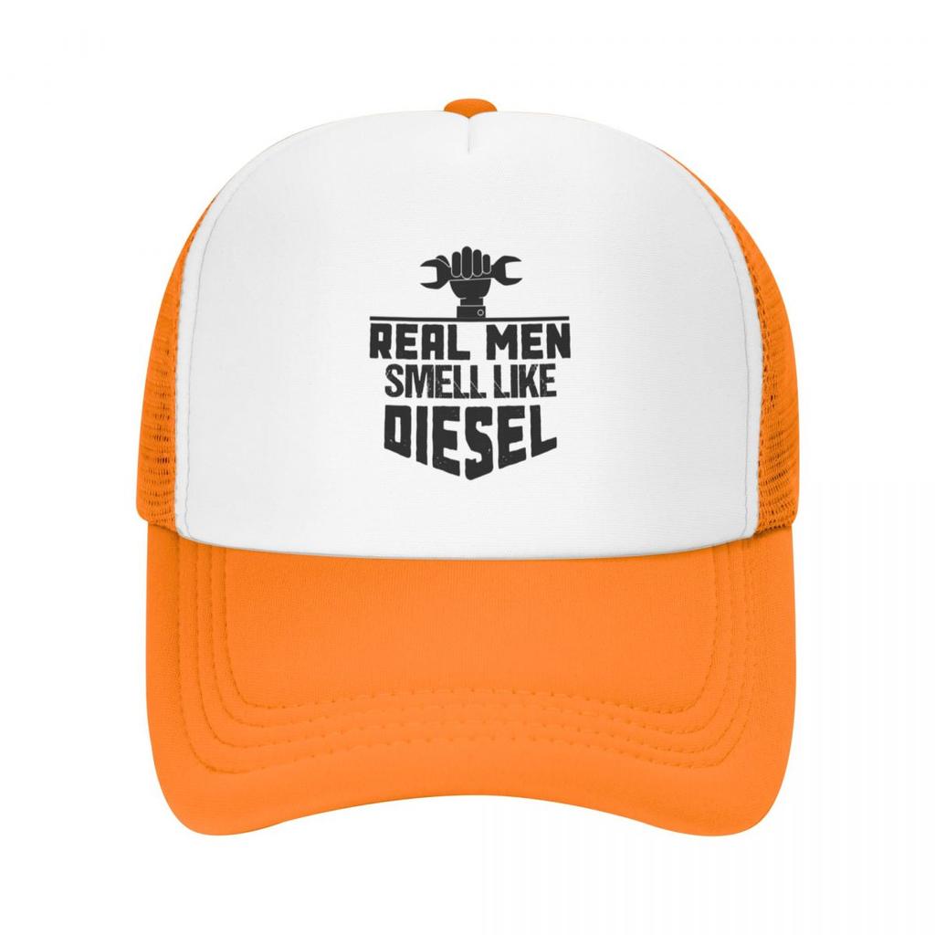 Real Unisex Smell Like Diesel, Diesel Mechanic, Trucker Baseball Cap Beach Hat Golf Wear Girl'S Hats Unisex'S