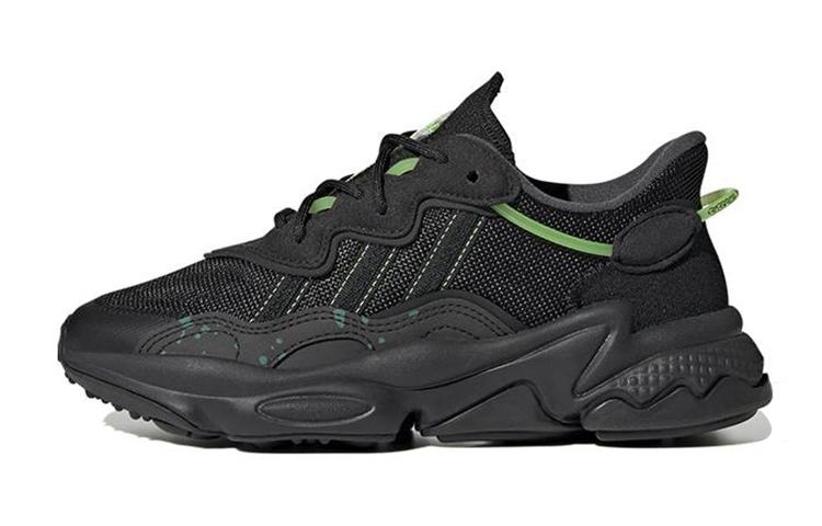 adidas Ozweego Черный Солнечно-Зеленый GS HQ1637