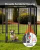 VEVOR Outdoor Dog Kennel, 1.12 x 1.15 x 1.25 m Large Dog Kennel with Secure Lock