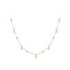 Sale 925 Sterling Silver Necklace Multi-Circle Bead Chain Shiny Round Clavicle Chain Female Party Necklace Jewelry NK042