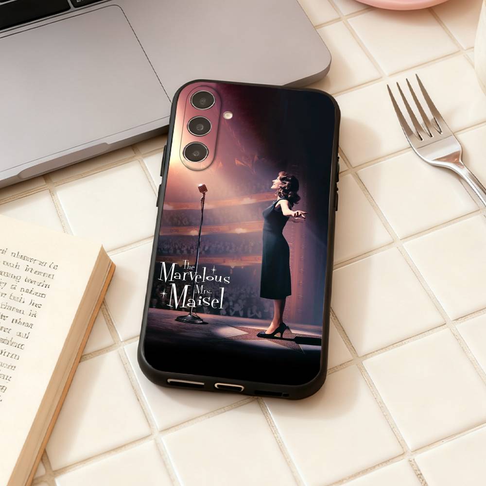 М-Чудесная миссис. Чехол Maisel для Samsung Galaxy A73, A72, A71, A70, A53, A52, A51, Другие, Мягкий черный корпус