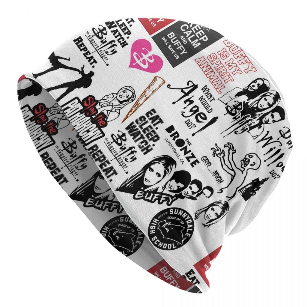 Шапка Баффи истребительница вампиров вязаные шапки унисекс женские унисекс сверхъестественные ужасы драма теплые зимние шапки Skullies шапка