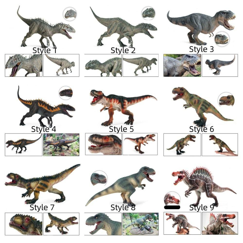 Tyrannosaurus Dinosaur Model Toys Movable Jaw Spinosaurus Figurine Dinosaur Action Figure Kids Toy
