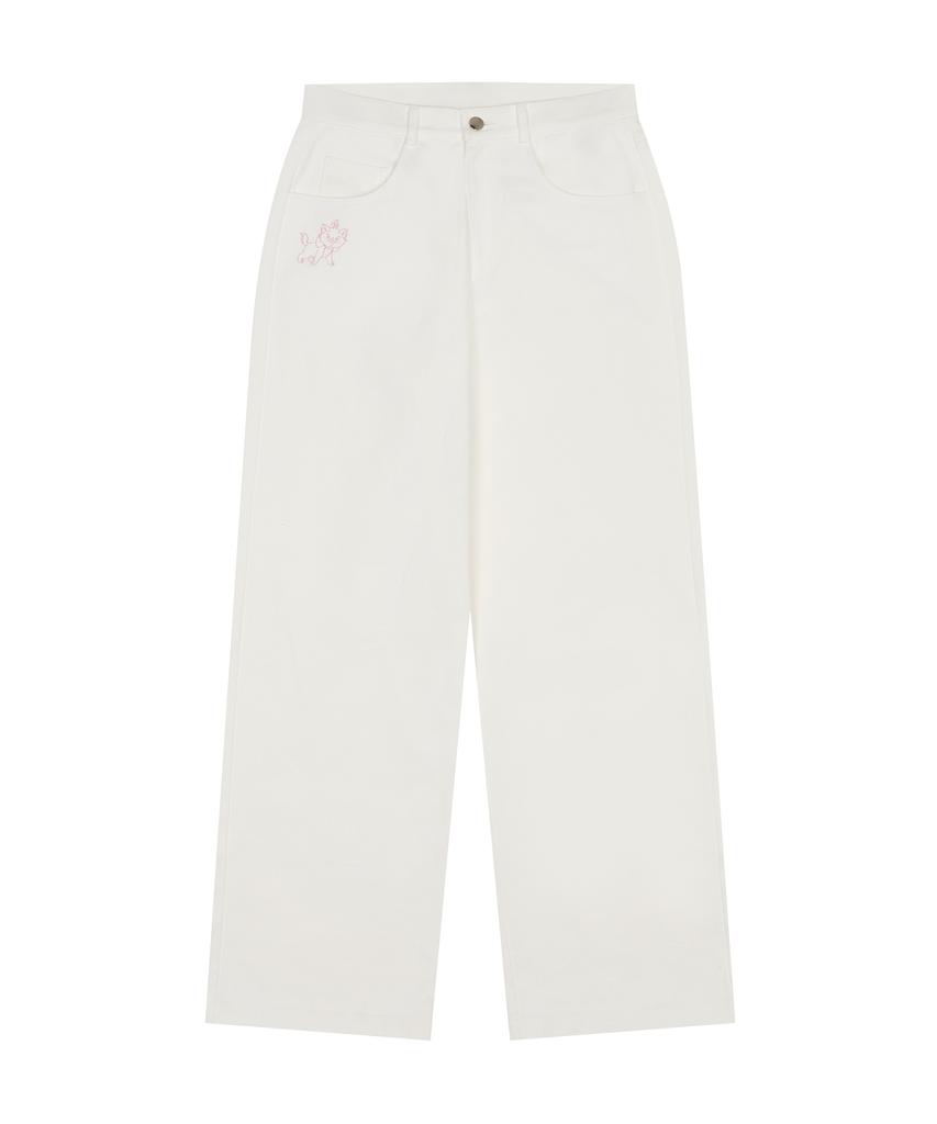 LUVISTRUE [Marie] Cotton Pants(White)