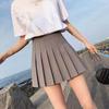 Весенне-летняя школьная юбка для женщин и девочек, милая, черная, белая, розовая, с высокой талией, женская мини-юбка в консервативном стиле