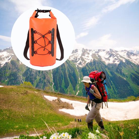 15L Waterproof Dry Bag Large Capacity Good Sealing Adjustable Quick Release Wear Resistant
