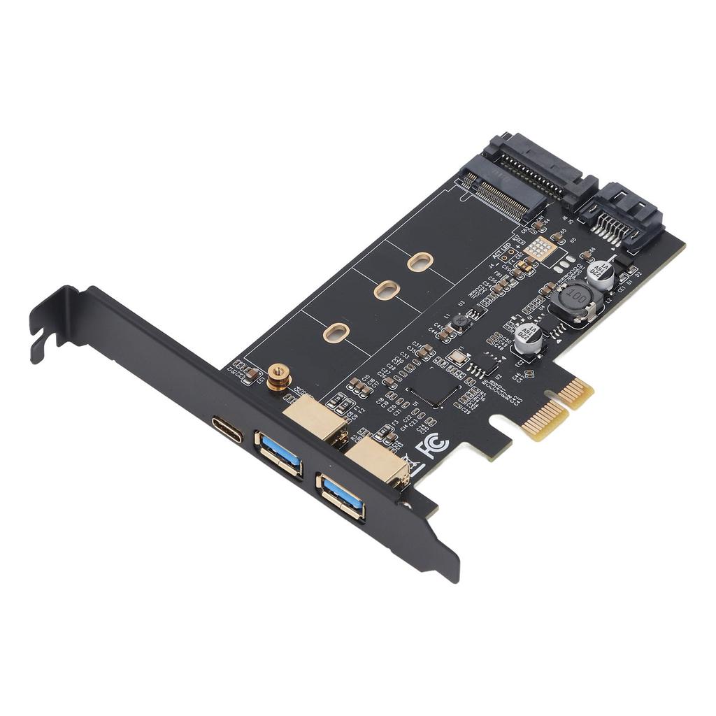 PCI-E To USB 3.0 Expansion Card Type C PCI Express Adapter M.2 SSD 5Gbps for Win Series 32 Bit 64