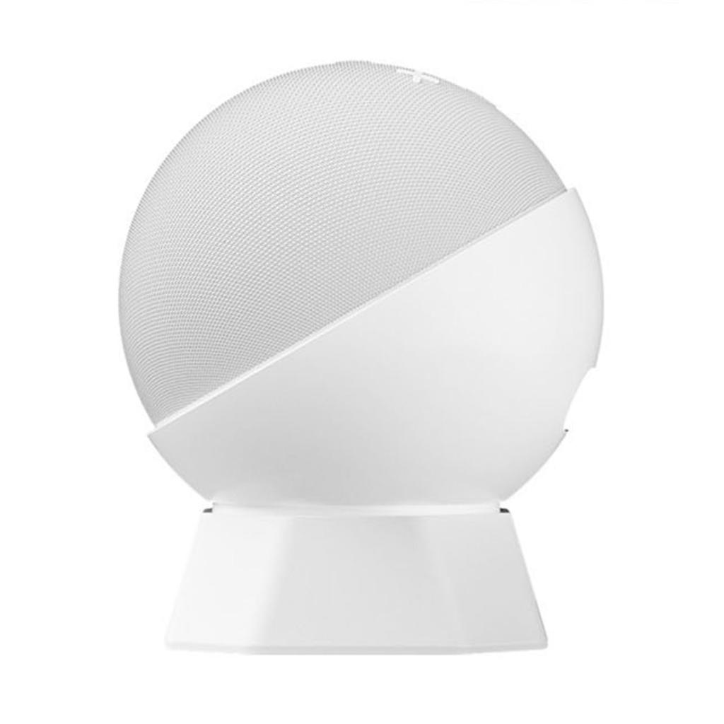 Smart Speaker Stand Scratch Proof Prevent Slip Silicone Tabletop Speaker Base Mount for Dot 4 Dot 5