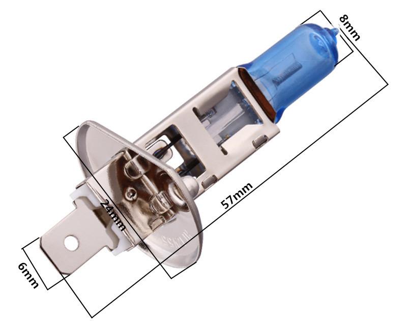 1 шт. H1 H3 H4 H7 H8 H9 H11 HB3 HB4 9006 55 Вт/100 Вт 5000 К супер яркий белый автомобильный свет галогенная лампа автомобильный Стайлинг фары противотуманные фары