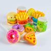 PU Slow Rebound Simulation Mini Figurine - French Fries, Pizza, Popcorn, Miniature Toy, Children's Kneading & Decompression Toy