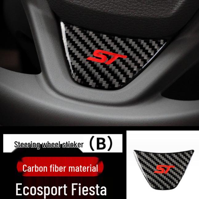 Отделка рулевого колеса из углеволокна для Ford EcoSport/Fiesta