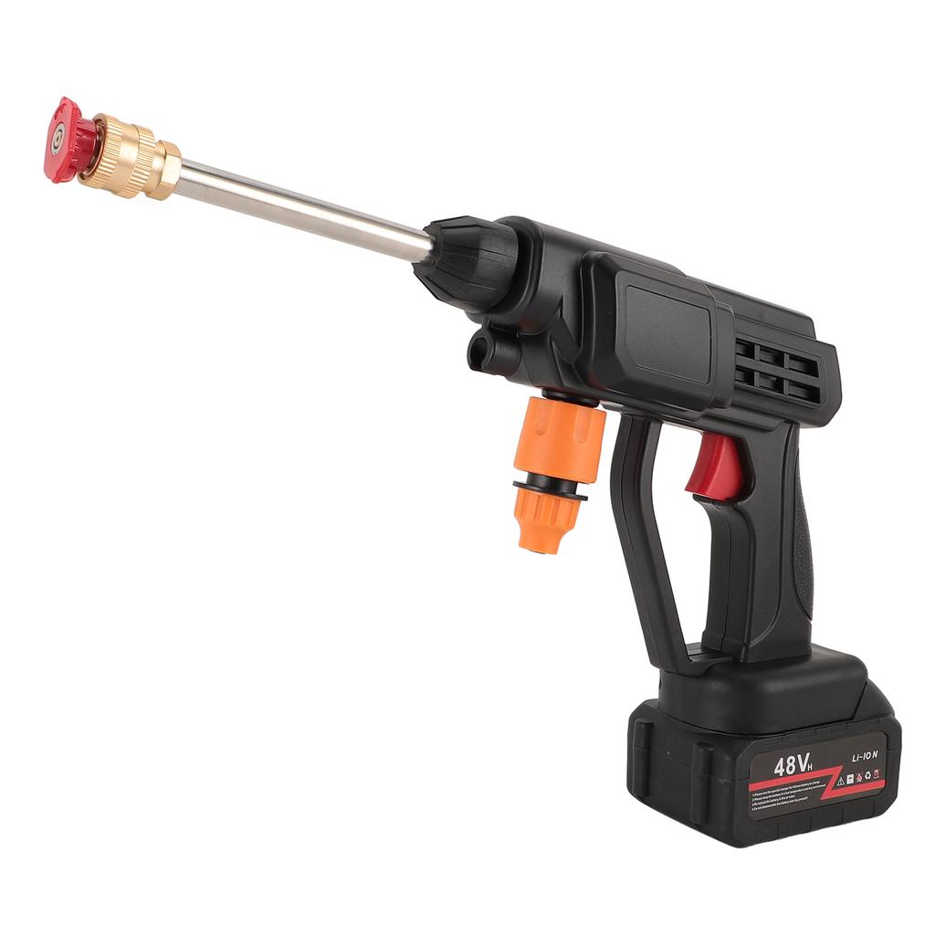 Cordless Pressure Washer 30bar Handheld Battery Operated High Pressure Car Washer with 5 Meters Filt