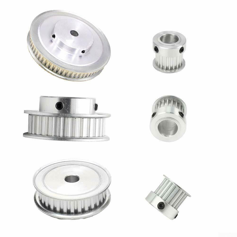 GT2 Алюминиевый подшипник натяжного шкива ремня ГРМ, 20 и 60 зубьев, ширина 6 мм, комплект ремня