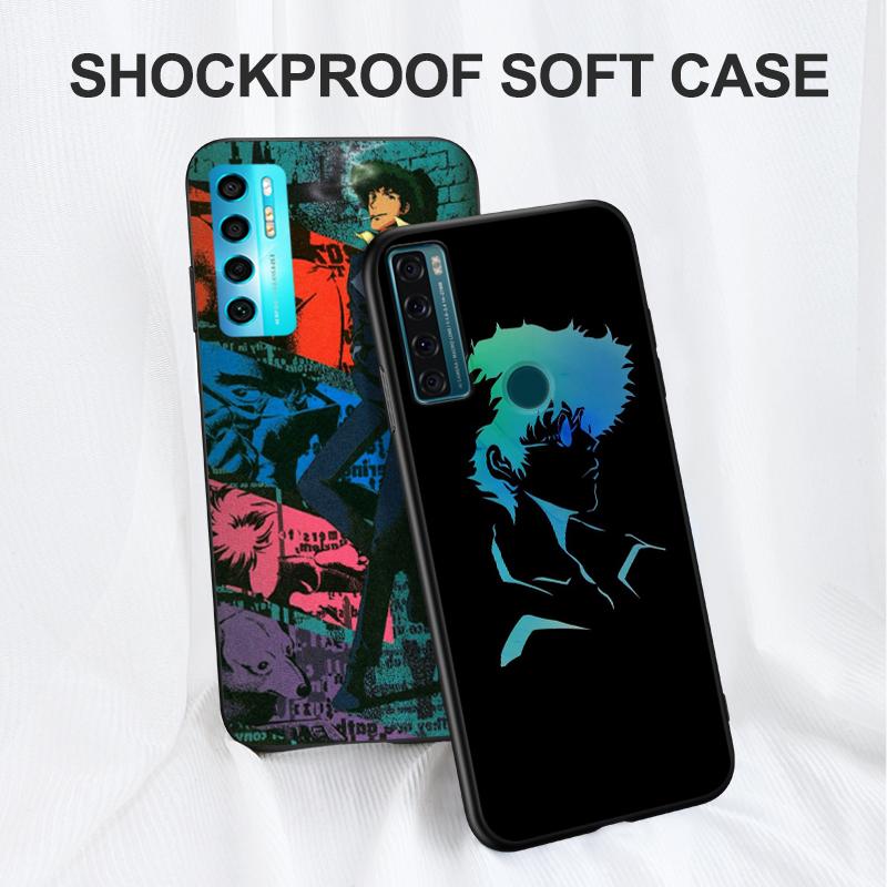 Black Tpu Case For Oneplus 8 Pro 8t 9 9R Nord 2 Ce N10 N100 N200 4G 5G  Space Cowboy Bebop