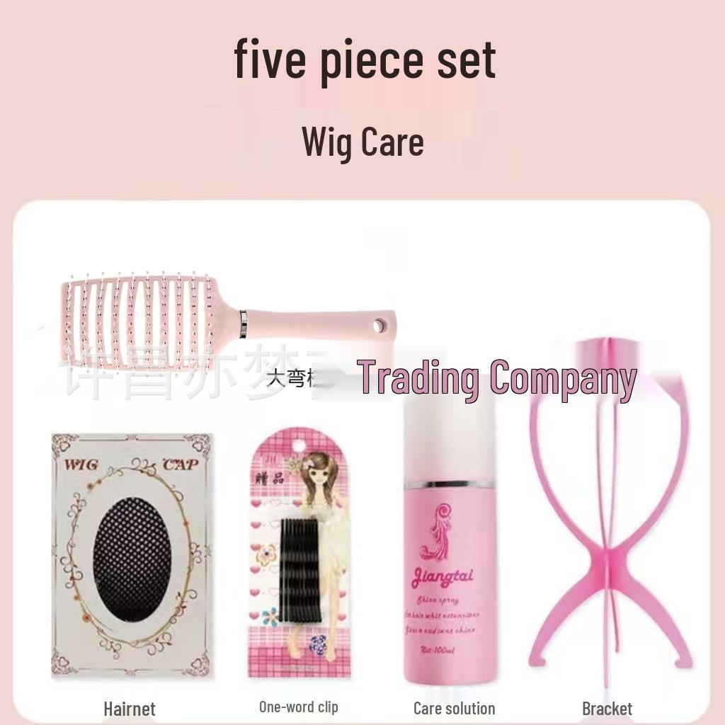 KuKu Princess Молочный чай Серый Парик на кружеве со средним пробором - Женский парик с длинными прямыми волосами