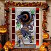 Happy Halloween Door Hanging Polyester Material Spooky Witch Photo Background Halloween Party Supplies