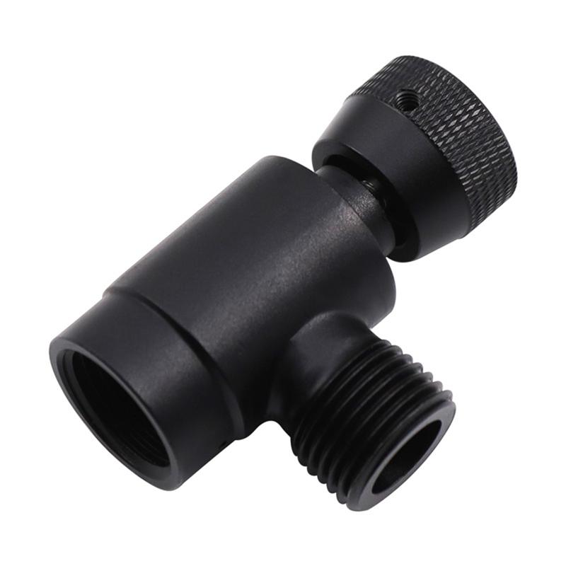A20F-Black CO2 Cylinder Adapter Self-Made Beer Barrel Regulator TR21.4 To W21.8, CO2 Tank Accessories For Soda Manufacturer Mach
