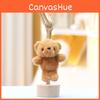Plush Bear Cuter Doll With Super Soft Short Pile For Dolls And Pendant Bag
