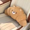 Cute Plush Car Seat Headrest Neck Pillow Car Seat Cartoon Creative Lumbar Support Pillow Comfortable Waist Pillow Car Decoration