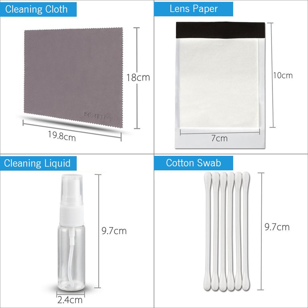 Professional Camera Cleaning Kit Lens Cleaning Kit with Air Blower Cleaning Pen Cleaning Cloth for Most Camera Mobile