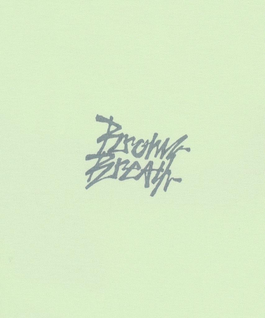 Футболка с графическим принтом BROWNBREATH Kickflip - Лайм