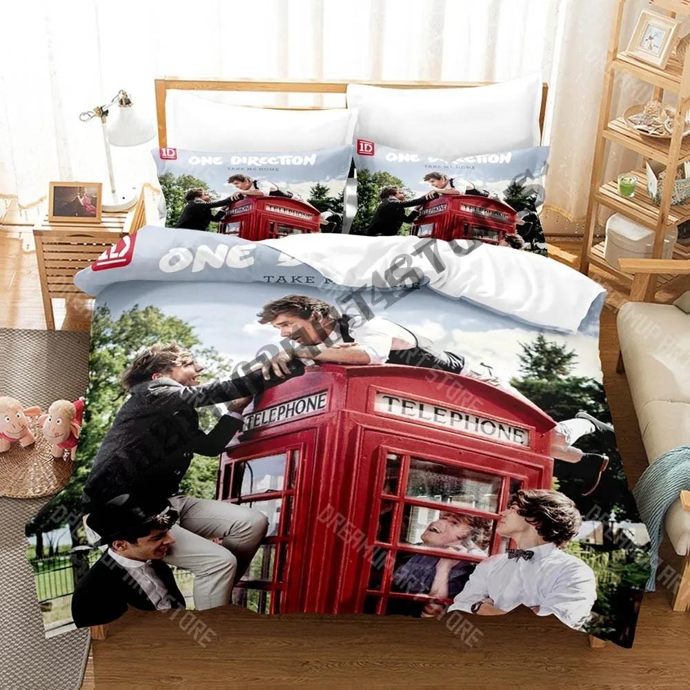 3D Print One Band D-Direction Bedding Set Single Twin Full Queen King Size Bed Set Adult Kid Bedroom Duvetcover Sets Bed