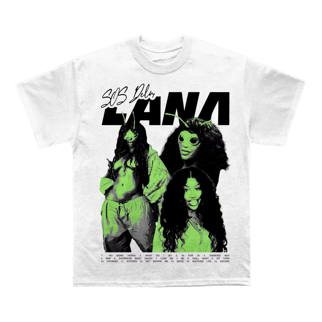 singer Album T-Shirt Men and Women fashion pure Cotton Tees Retro Hip Hop Unisex Streetwear Y2k Tops Autumn and winter innerwear