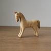 DIY Рисование Деревянная Лошадь Фермерский Стиль Пустая Фигурка Животного Настольный Декор