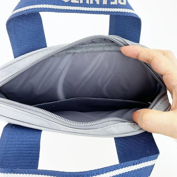 Квадратная большая сумка Snoopy Серая сумка с логотипом на ленте Чехол для гаджета Компьютерный планшет