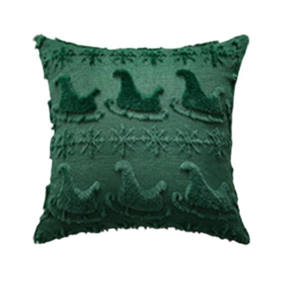 Рождественская наволочка для декоративной подушки, наволочки с рождественской елкой, мягкие плюшевые наволочки с потайной молнией, зимний домашний декор