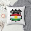 Kurdistan Shield Pride Flag Square Pillowcase Pillow Cover Cushion Throw Pillow for Home Bedroom Car