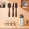 3 шт./компл. деревянные столовые приборы настенное украшение домашняя кухня фон настенное искусство 3D резак вилка ложка посуда подвесной орнамент знак кулон